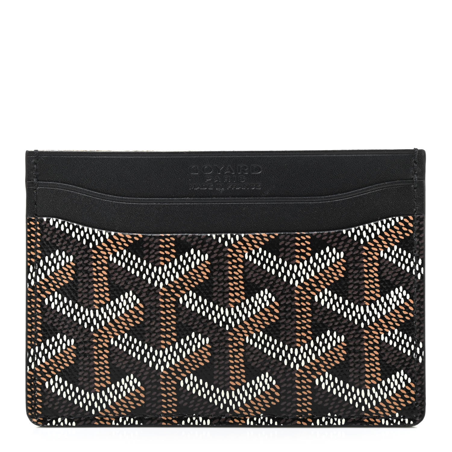 Goyard Goyardine Saint Sulpice Card Holder Black 1 of 12