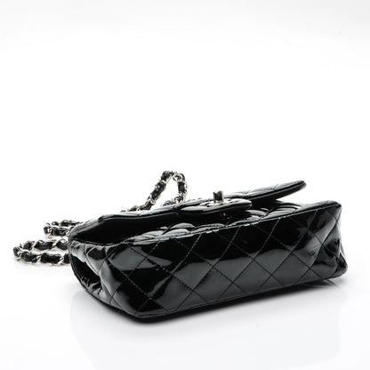 Chanel Patent Calfskin Quilted Mini Rectangular Flap Black 4 of 7