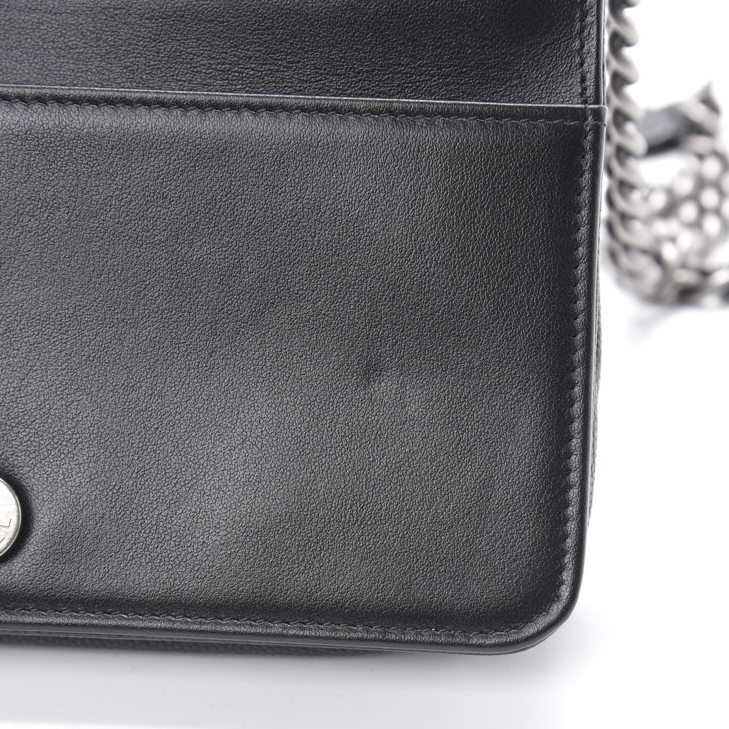 Caviar Quilted Boy Wallet On Chain WOC Black