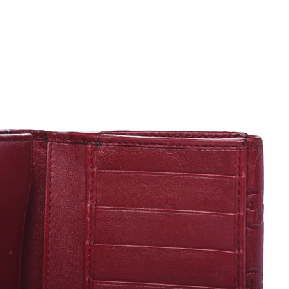 Gucci Guccissima Continental Heart Wallet Red 8 of 8