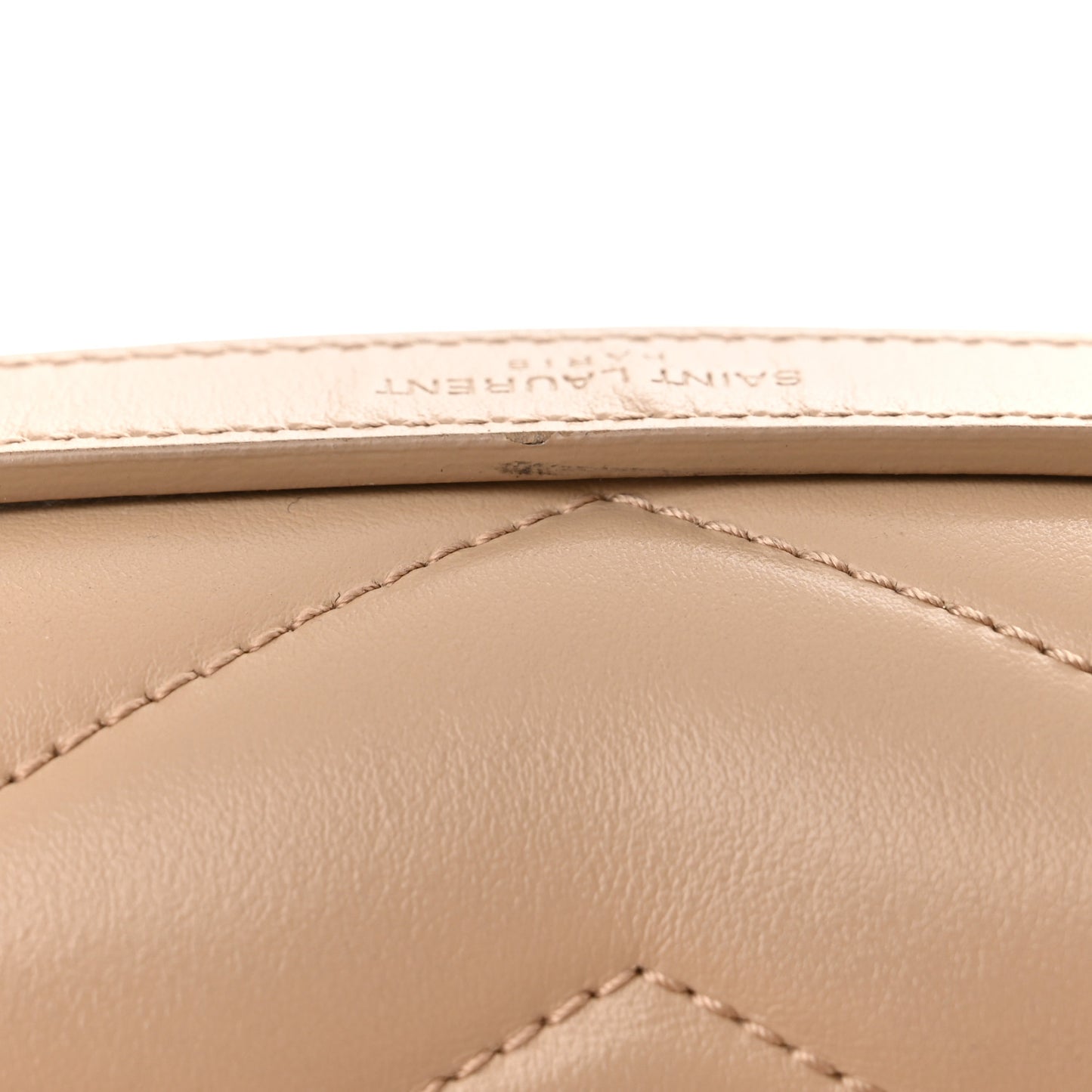 Calfskin Y Quilted Monogram Small Loulou Chain Satchel Dark Beige