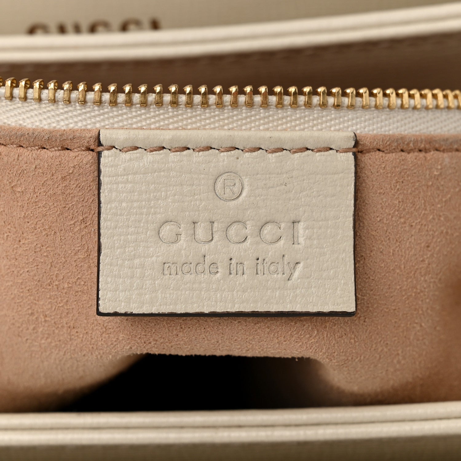Gucci Azalea Calfskin Horsebit 1955 Shoulder Bag Mystic White 6 of 10