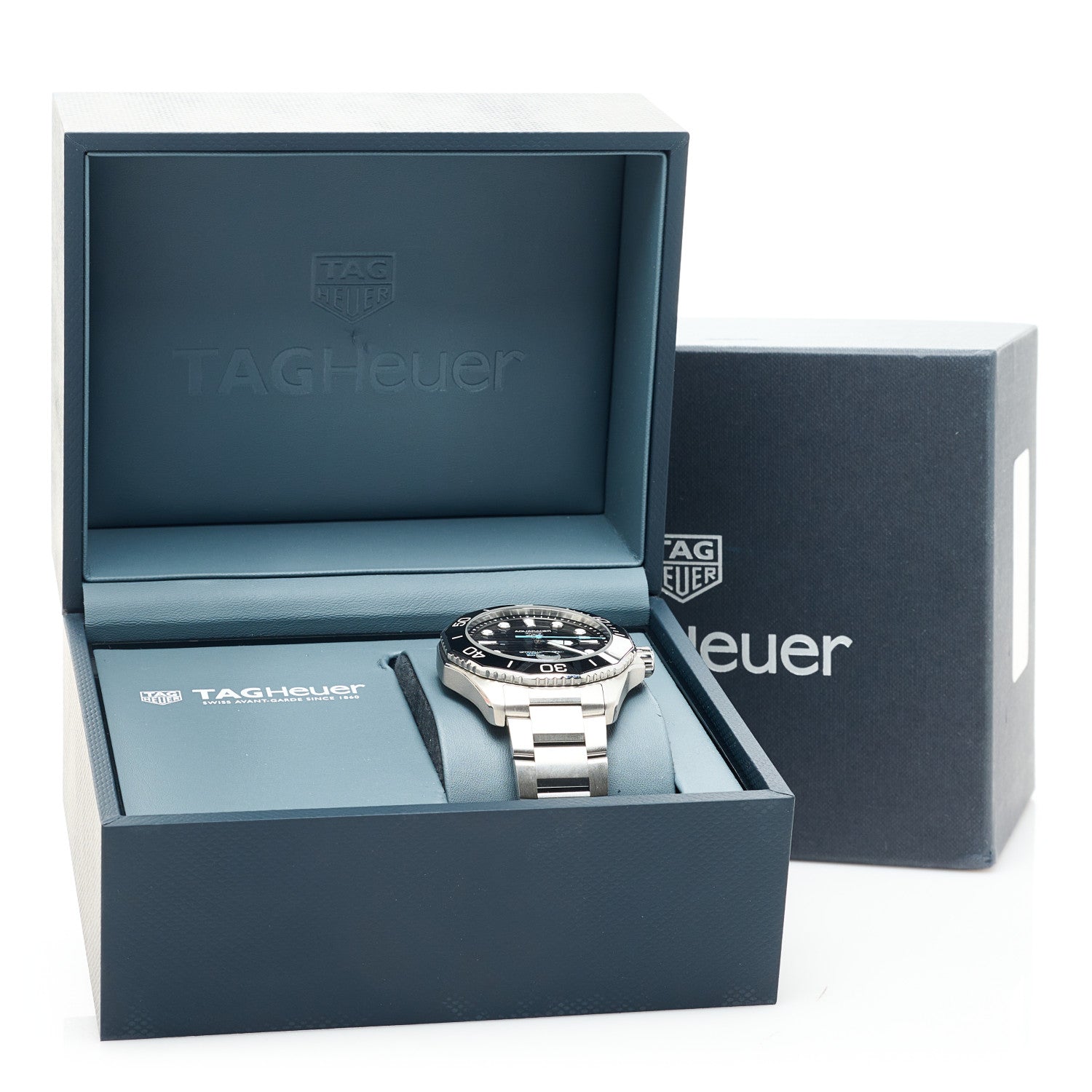 Tag Heuer Stainless Steel 42mm Aquaracer Professional 300 Automatic Watch Black WBP5110 5 of 5