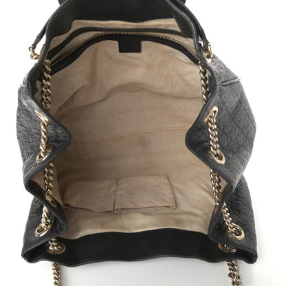 Gucci Guccissima Medium Emily Shoulder Bag Black 5 of 9