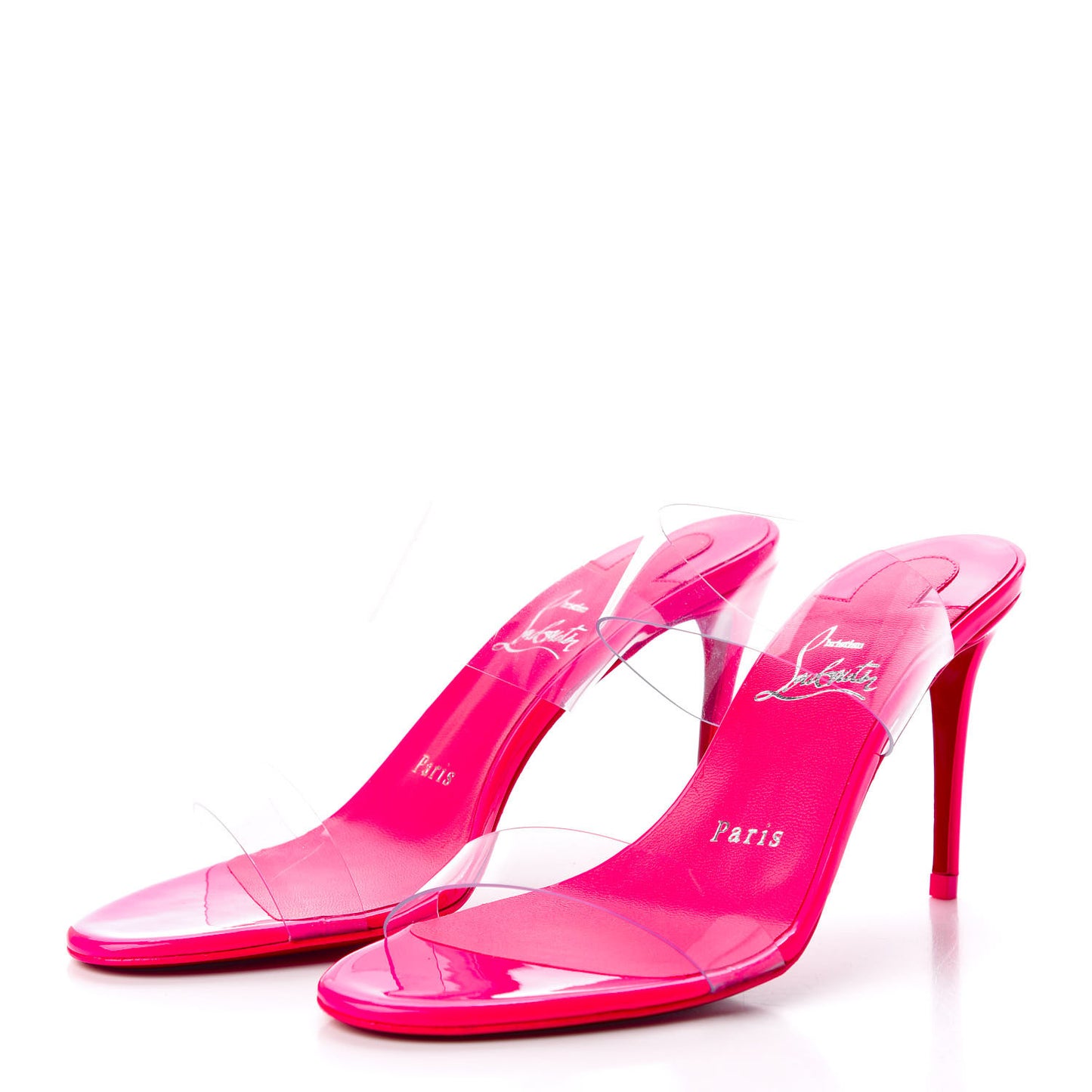 Patent PVC Just Nothing 85 Slide Sandals 36 Magnifique