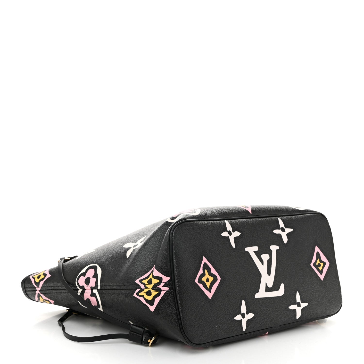 Louis Vuitton Monogram Giant Wild At Heart Neverfull MM Black 5 of 10