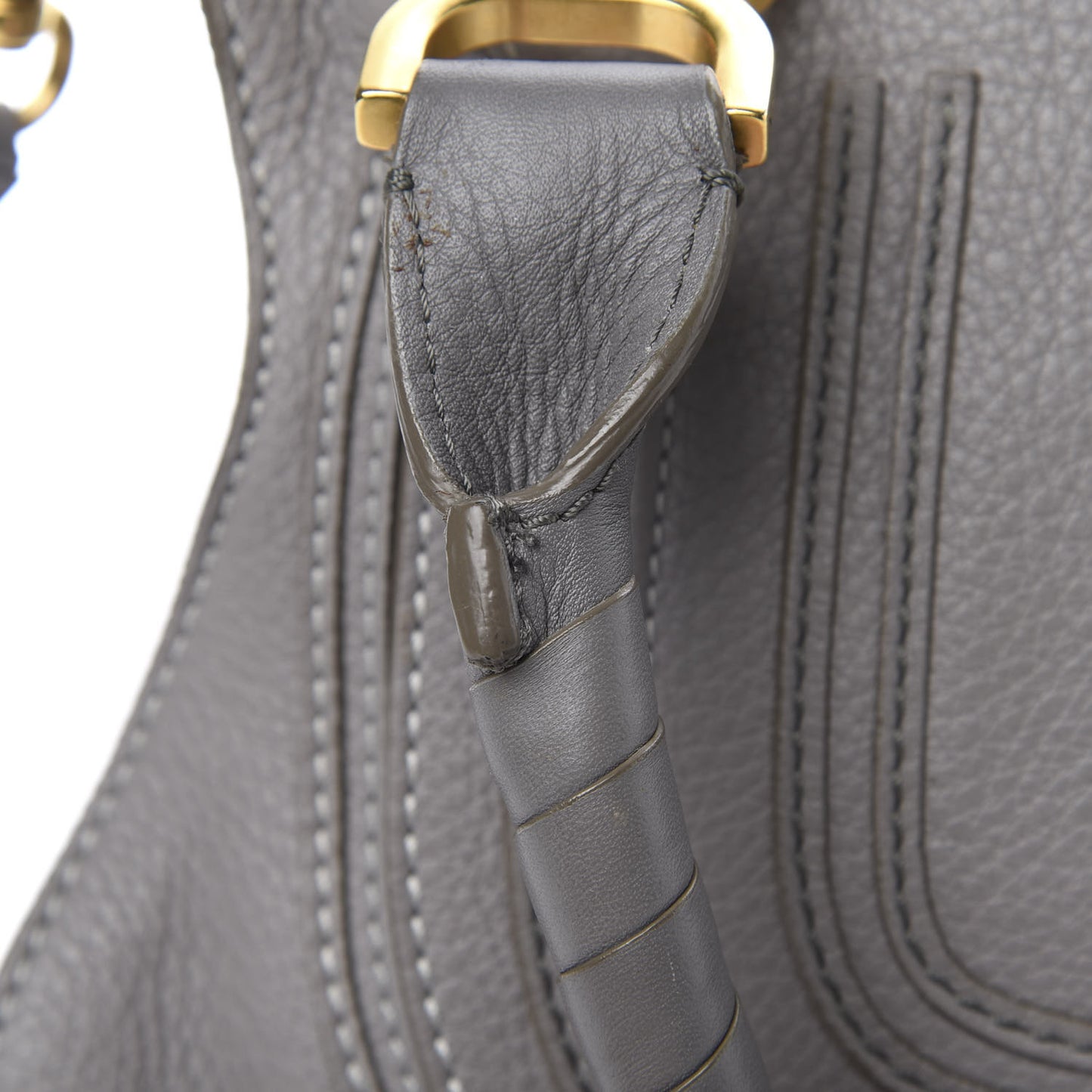 Calfskin Medium Marcie Satchel Cashmere Grey
