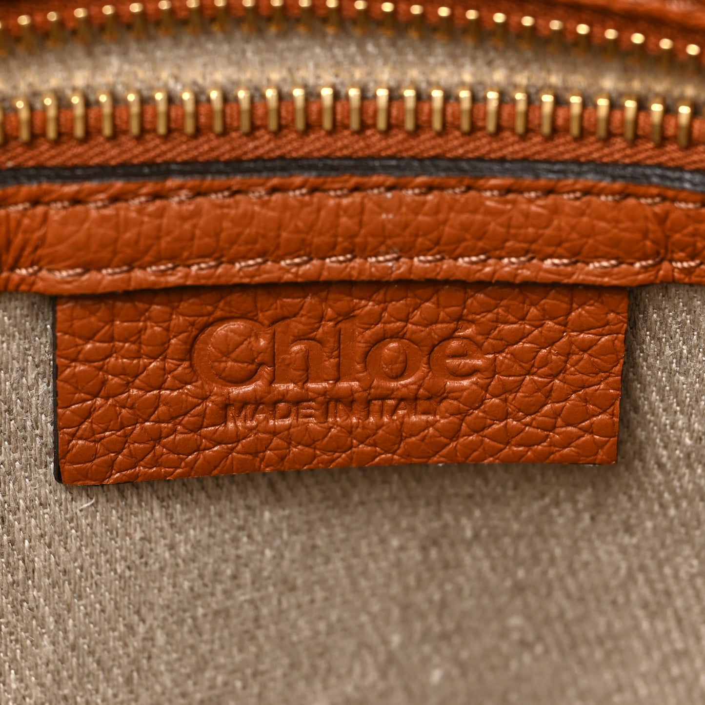 Calfskin Medium Marcie Satchel Tan