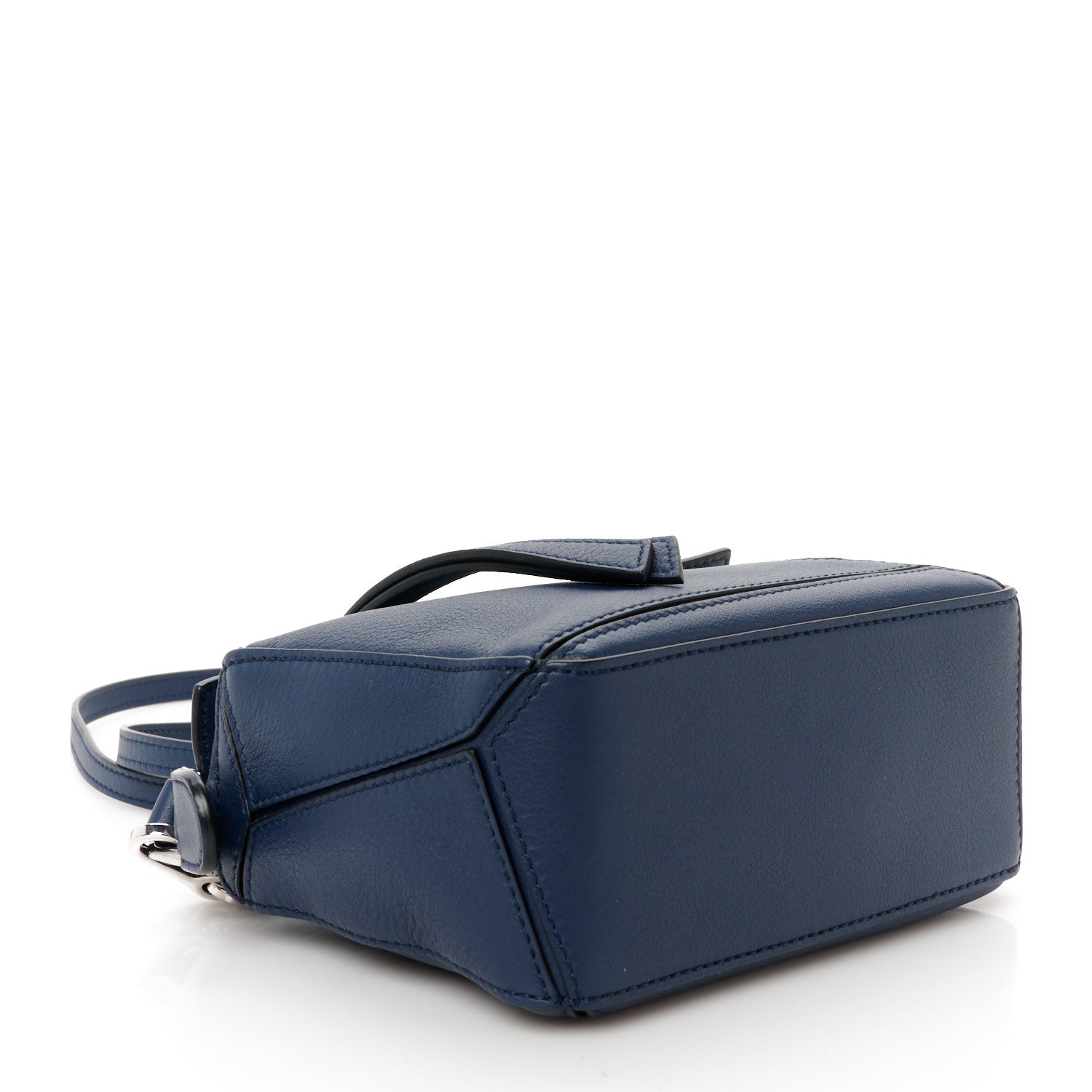 Loewe Calfskin Mini Puzzle Bag Blue 4 of 11