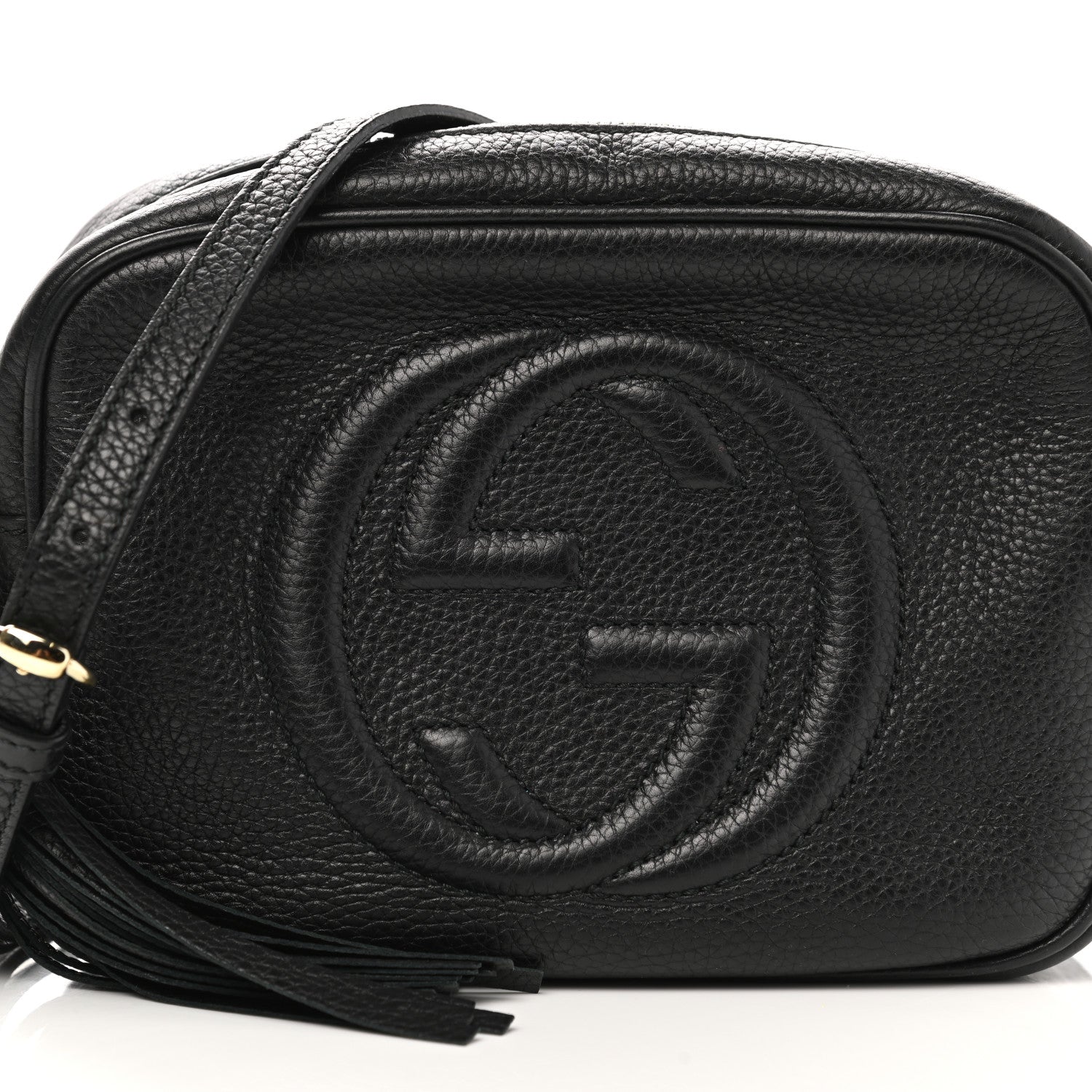 Gucci Pebbled Calfskin Small Soho Disco Bag Black 8 of 10