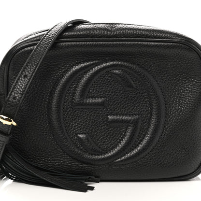Gucci Pebbled Calfskin Small Soho Disco Bag Black 8 of 10