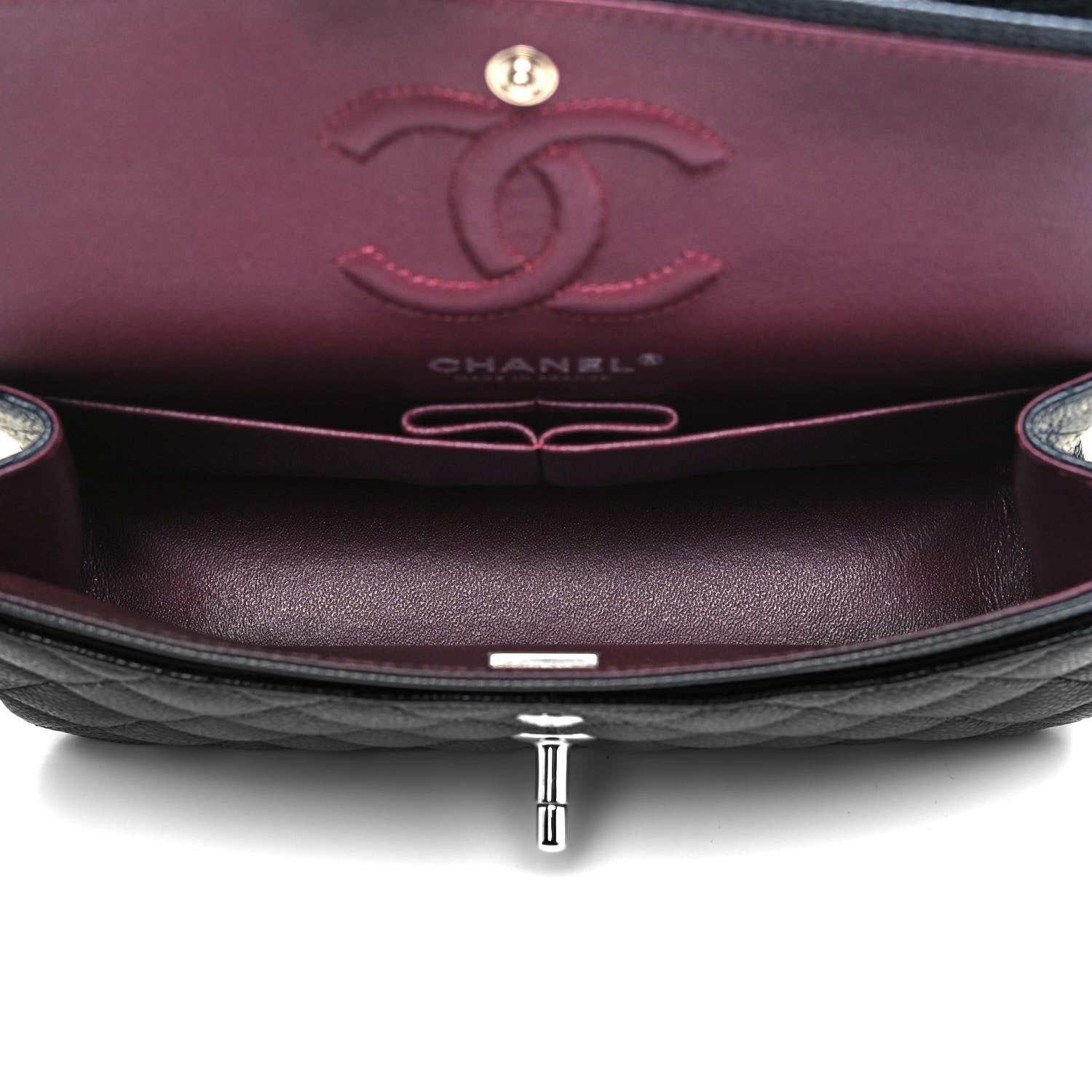 Chanel Caviar Quilted Small Double Flap Black 8 of 10