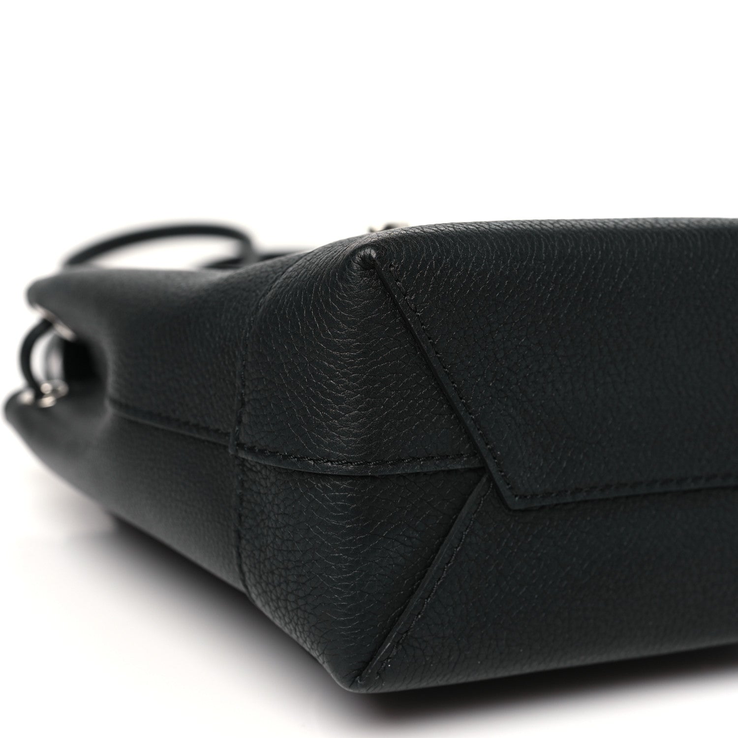 Louis Vuitton Calfskin Lockme Mini Backpack Black 8 of 9