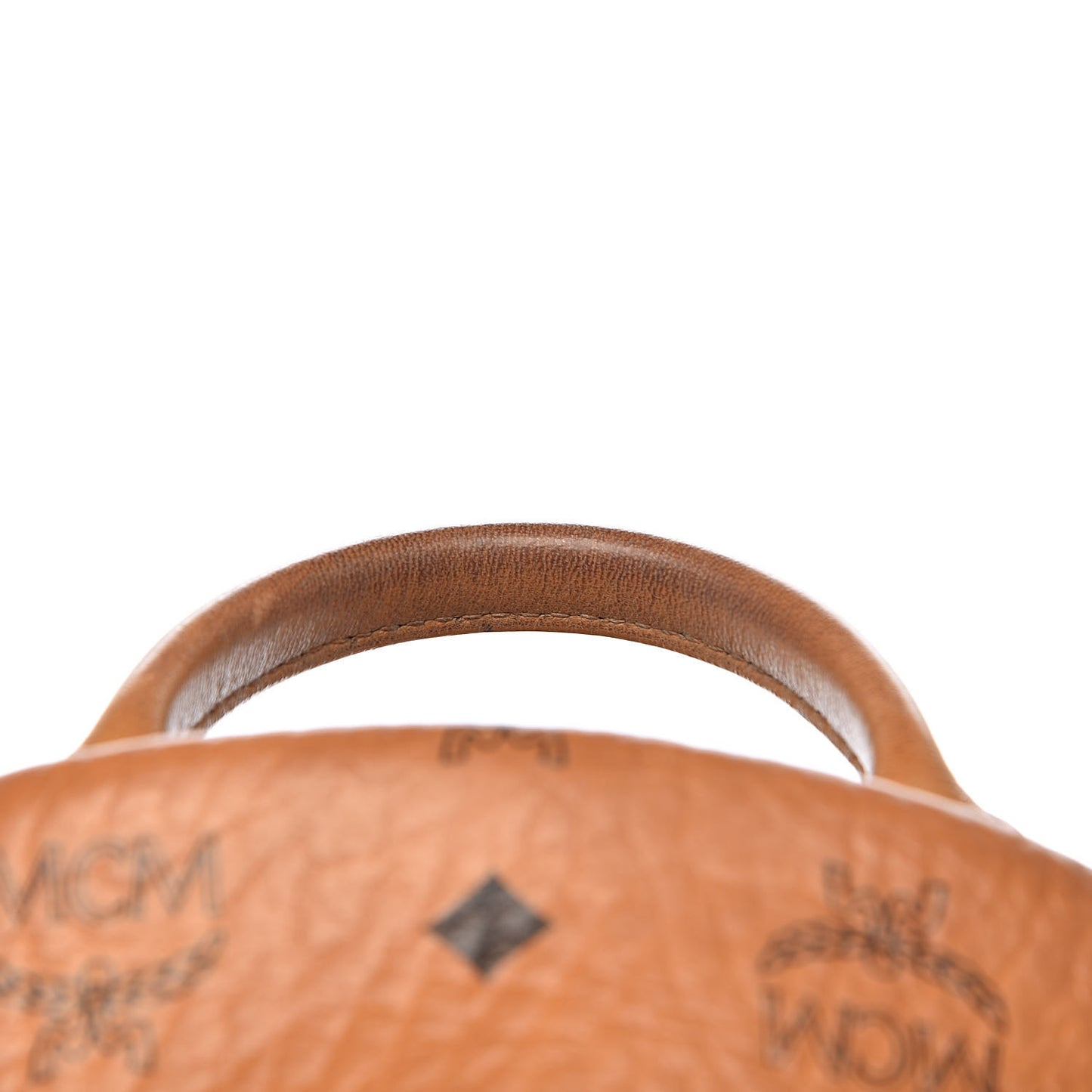Visetos Small Side Stud Stark Backpack Cognac