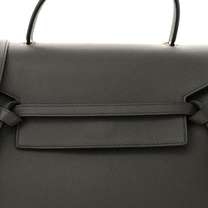 Celine Grained Calfskin Mini Belt Bag Grey 8 of 11