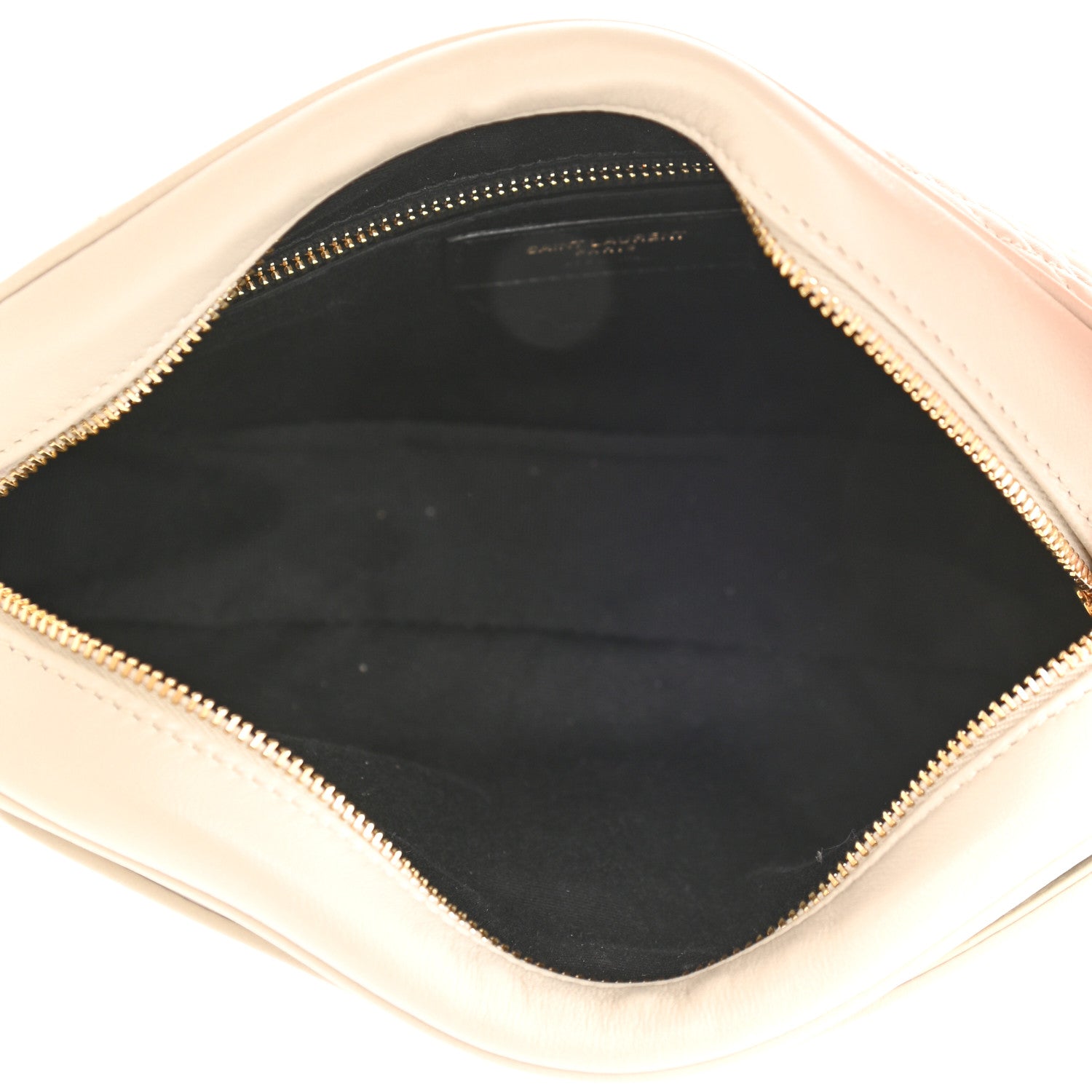 Saint Laurent Lambskin Quilted Victoire Camera Bag Blanc Vintage 5 of 11