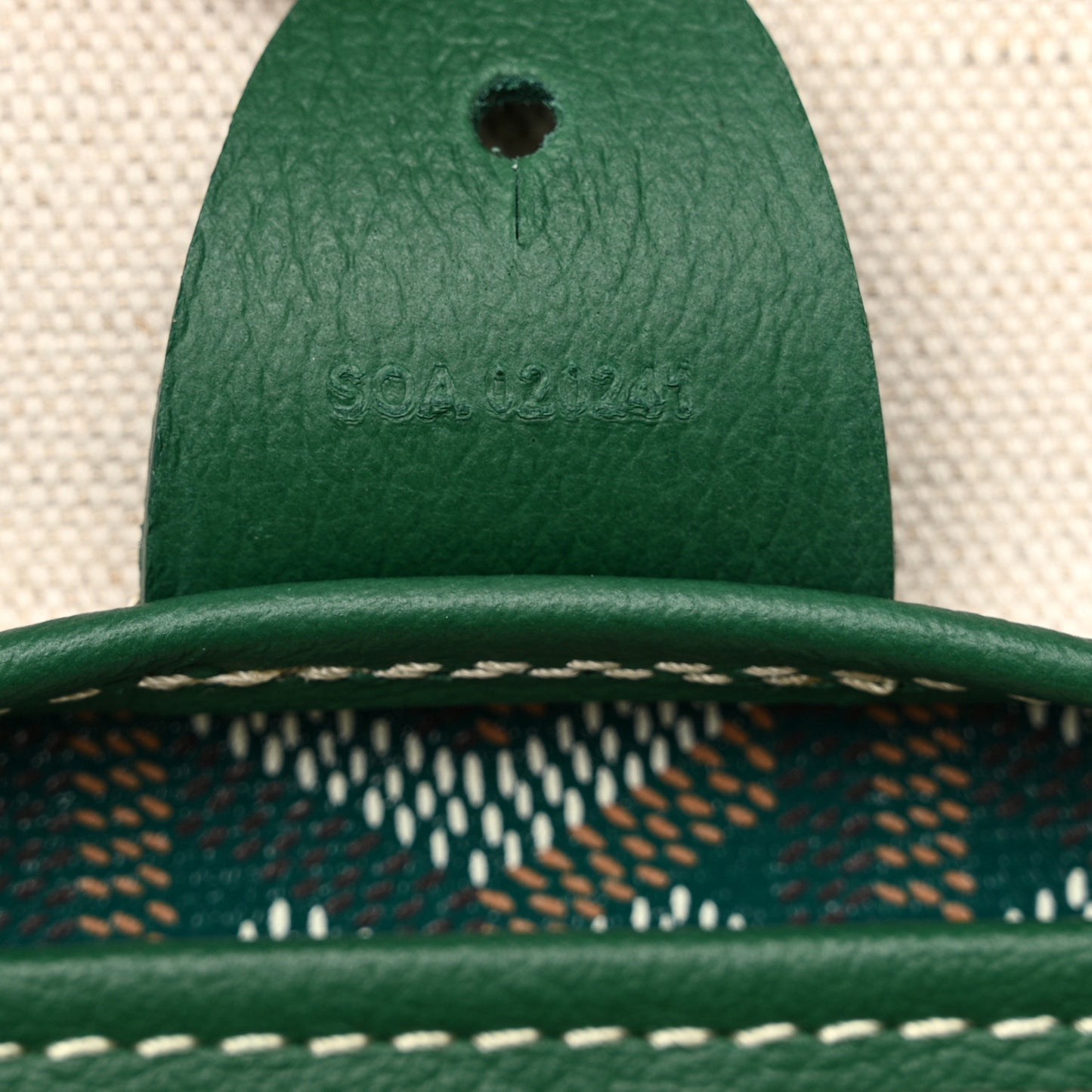 Goyardine Artois MM Green