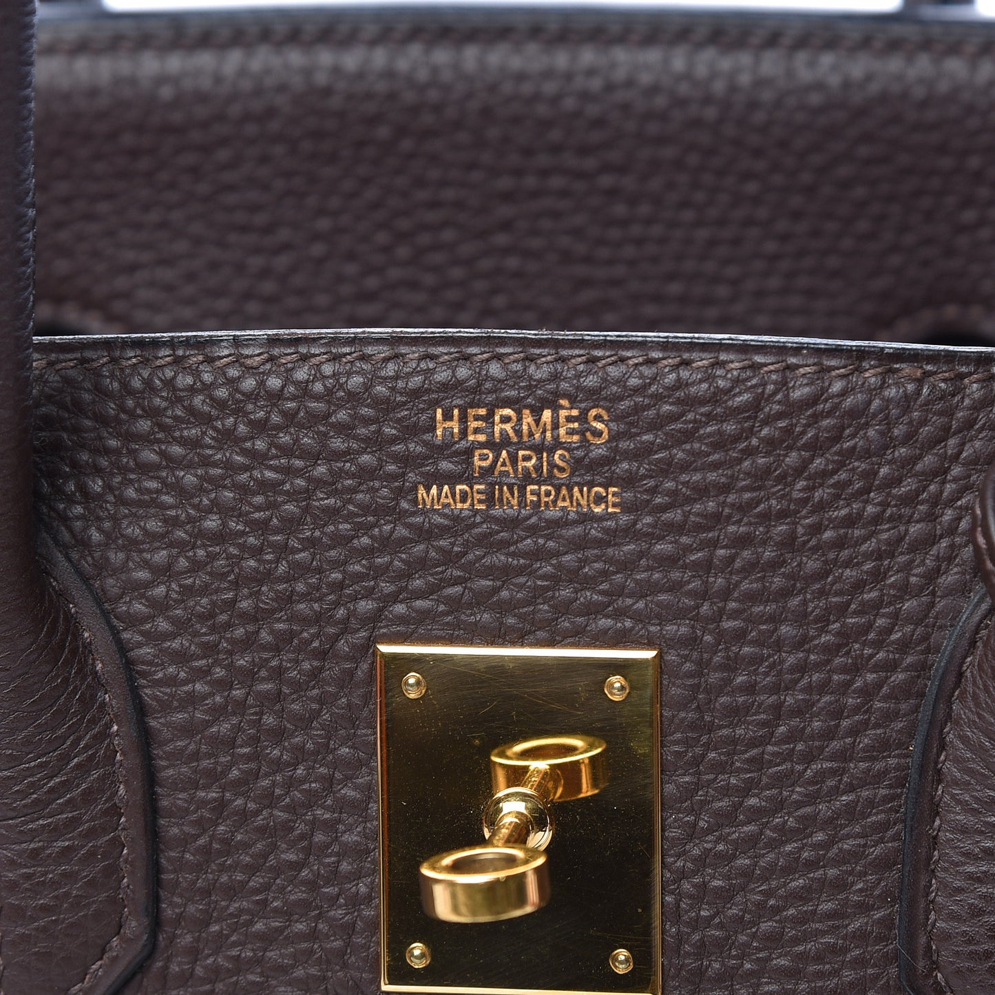 Togo Birkin 35 Chocolate