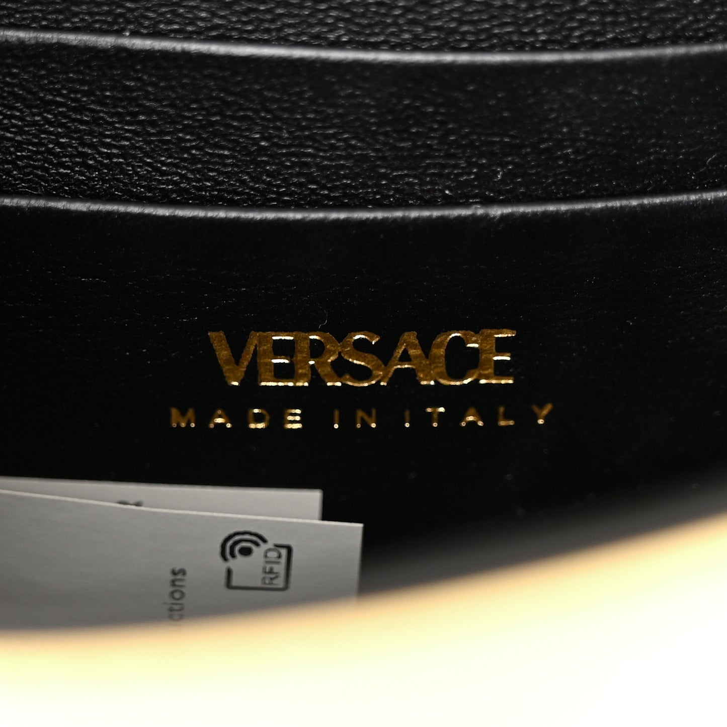 Metallic Calfskin Mini La Medusa Bag Gold