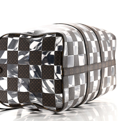 Louis Vuitton PVC Monogram Chess Keepall Bandouliere 50 7 of 11