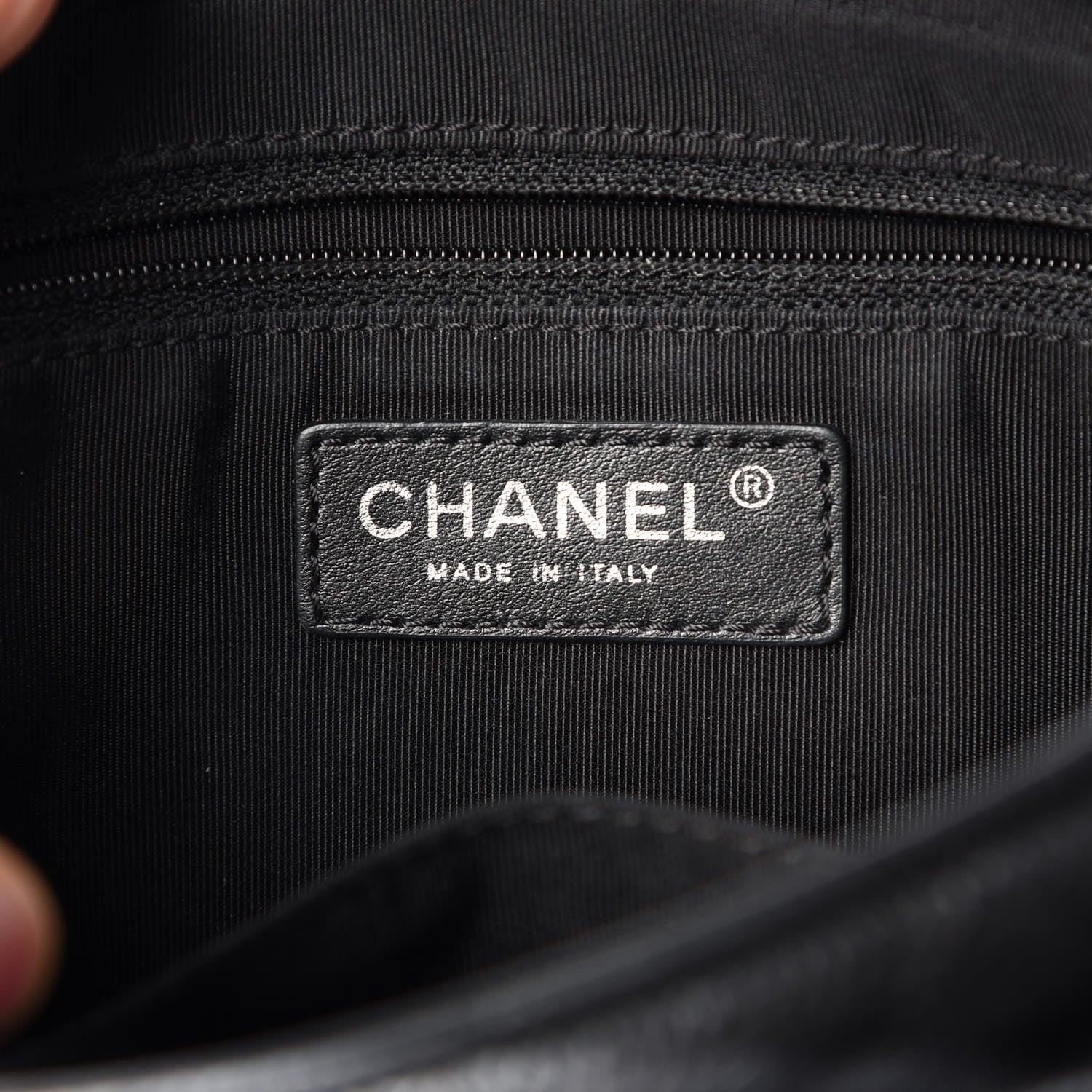 Chanel Caviar Quilted Medium Business Trip Camera Bag Black 6 of 8