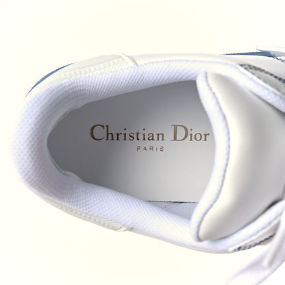 Christian Dior Calfskin Clear Rubber Dior-ID Platform Sneakers 39 White Deep Blue 6 of 9