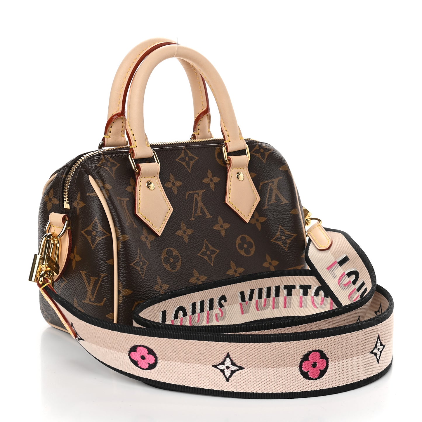 Monogram Speedy Bandouliere 20 Black