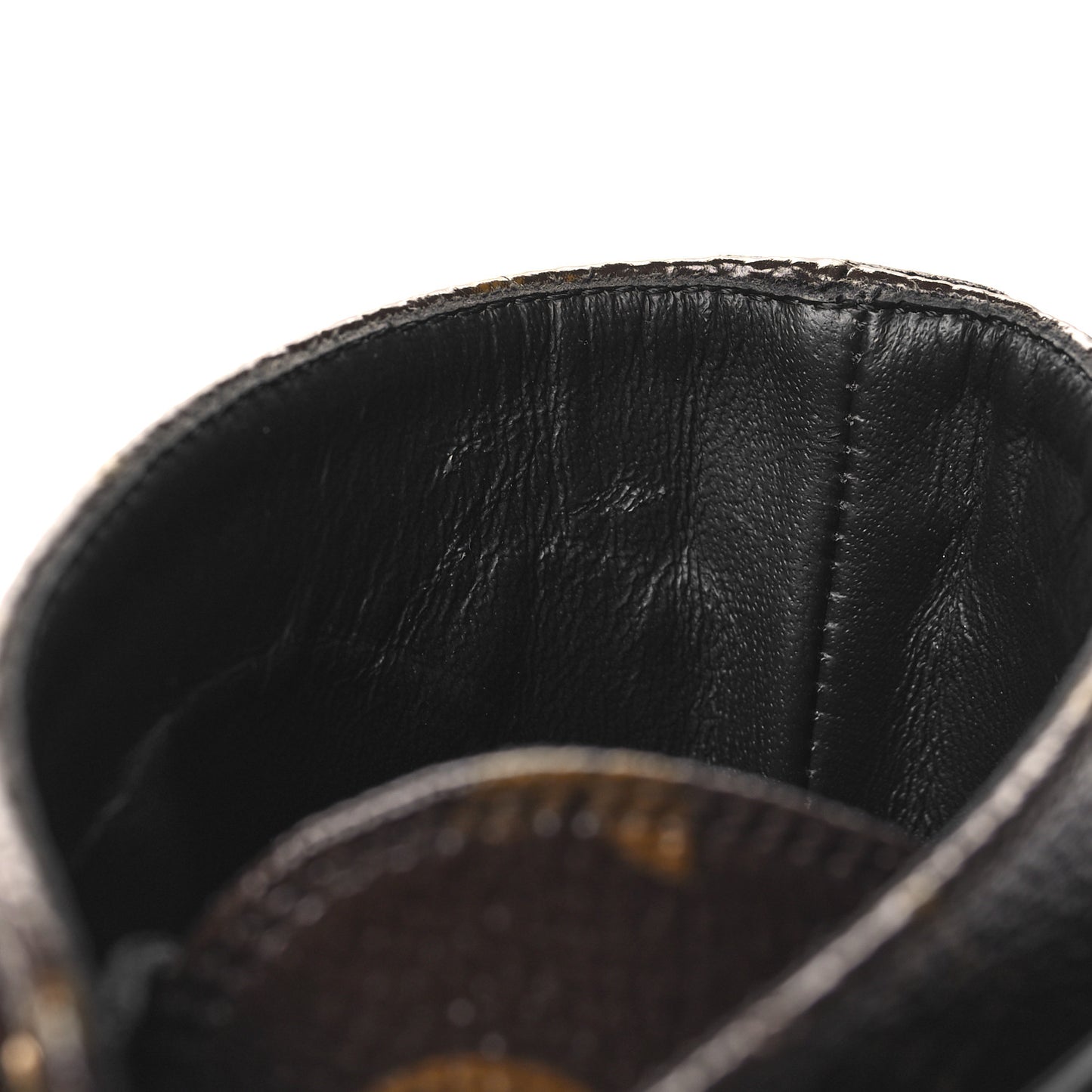 Calfskin Monogram Wonderland Flat Ranger Boots 40 Black