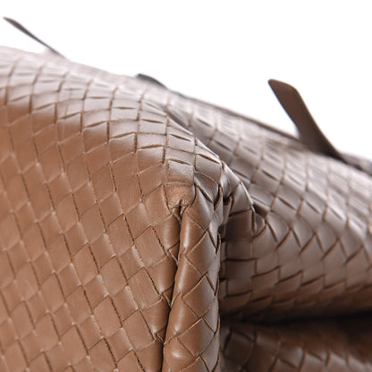 Bottega Veneta Nappa Intrecciato Medium Roma Tote Brown Taupe 10 of 13