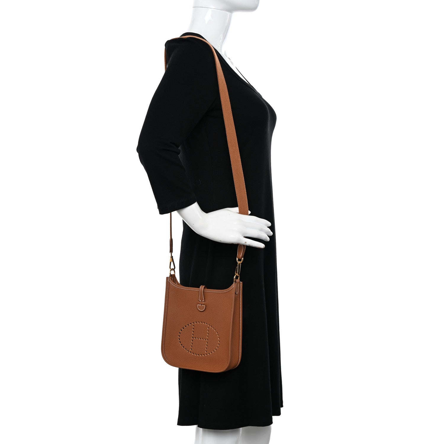 Hermes Taurillon Maurice Evelyne TPM Gold 2 of 11