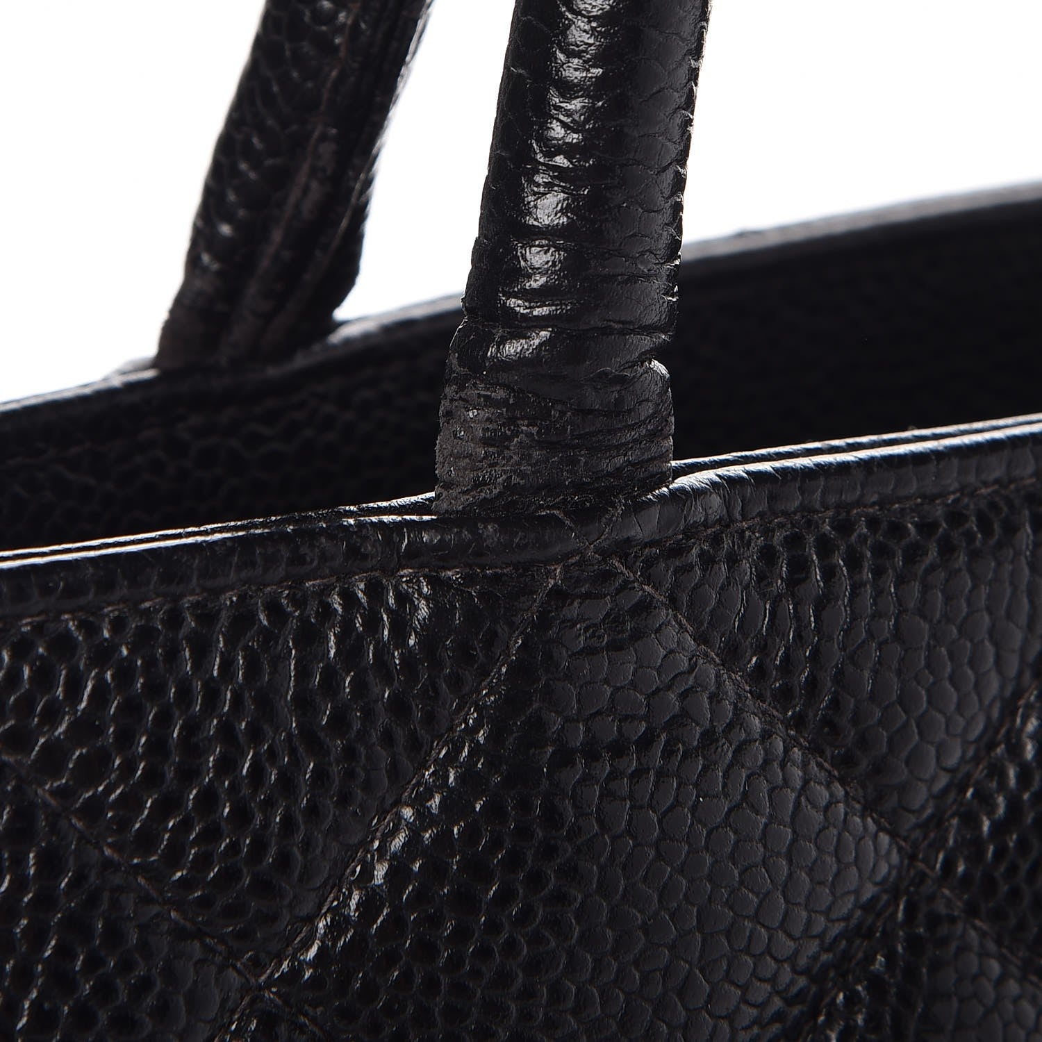 Chanel Caviar Quilted Medallion Tote Black 10 of 19