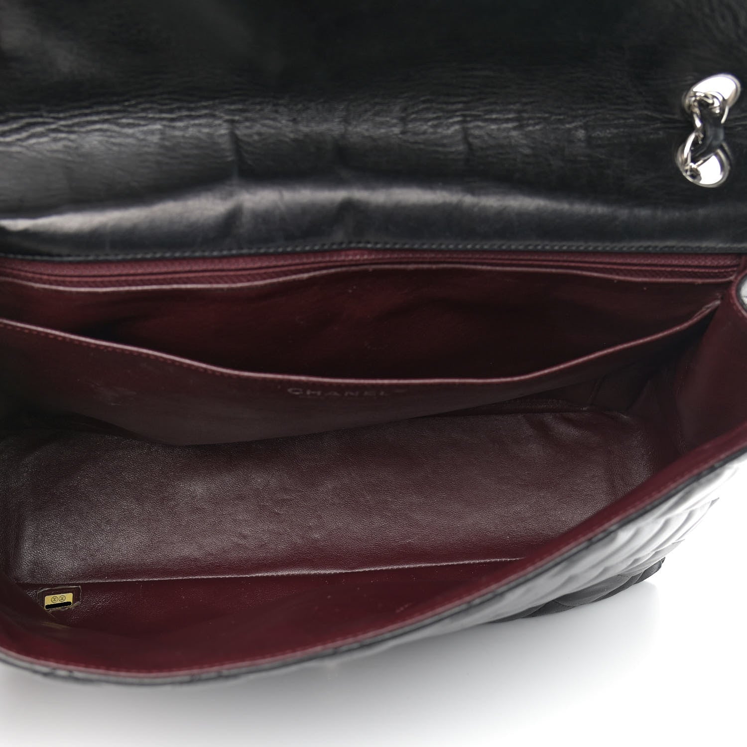 Chanel Lambskin Quilted Maxi Single Flap Black 5 of 14