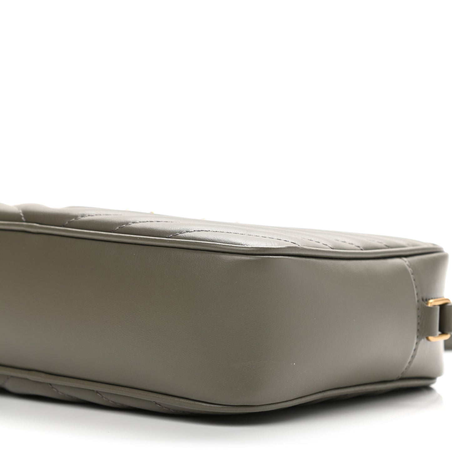 Calfskin Matelasse Monogram Lou Camera Bag Military Olive