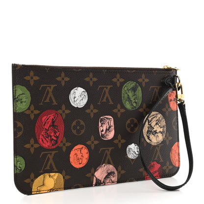 Louis Vuitton X FORNASETTI Monogram Cameo Neverfull MM GM Pochette 3 of 6