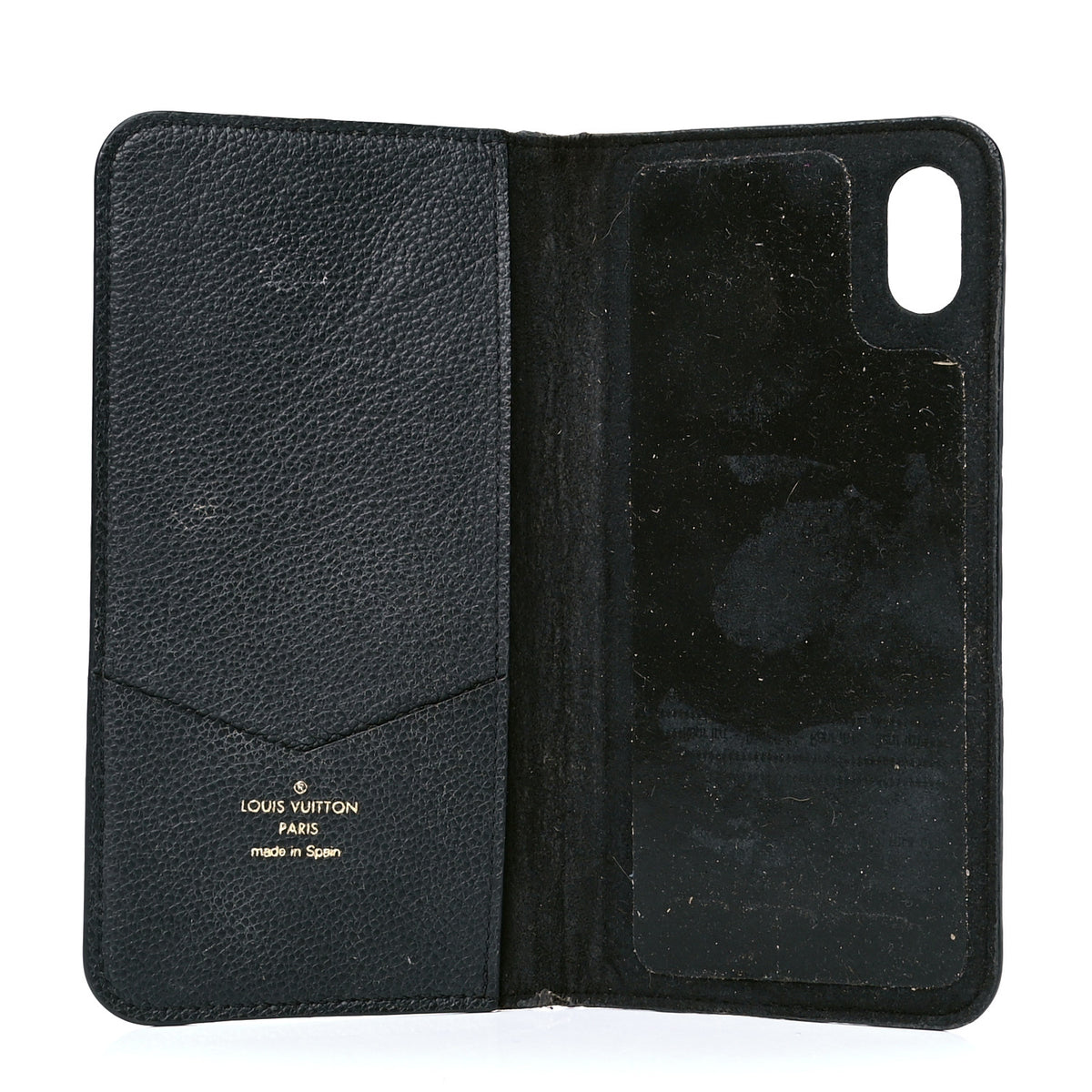 Empreinte iPhone XS Max Folio Case Black