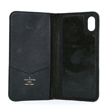 Louis Vuitton Empreinte iPhone XS Max Folio Case Black 4 of 5
