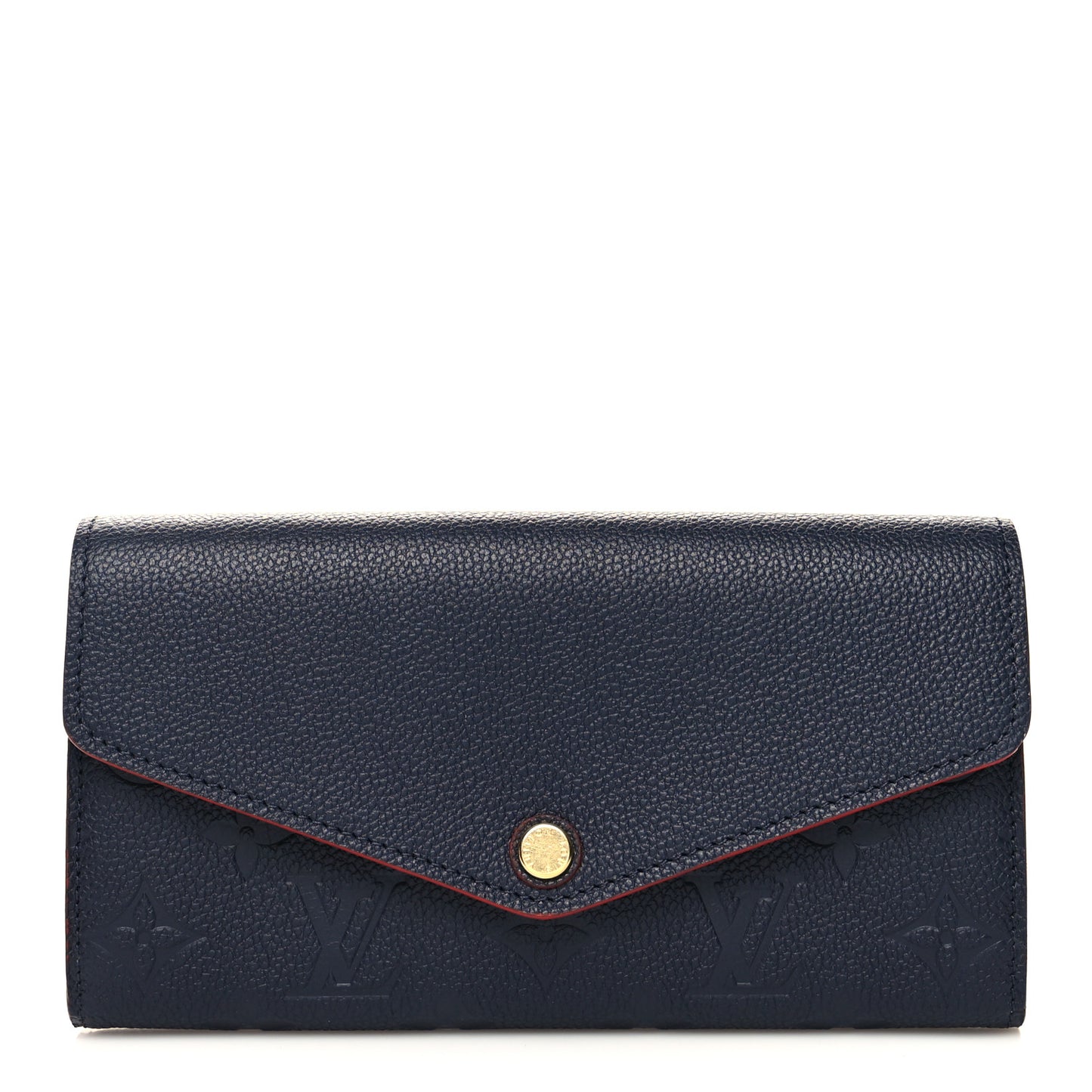 Empreinte Sarah Wallet NM Marine Rouge
