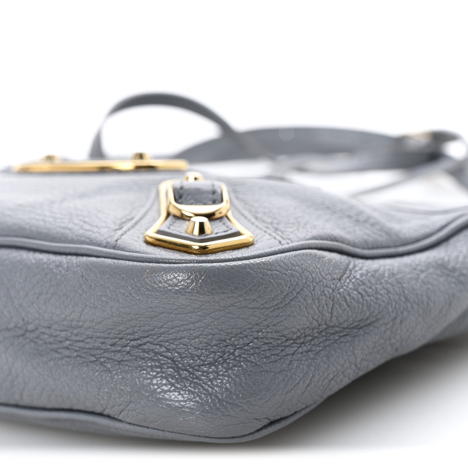 Balenciaga Chevre Gold Metallic Edge Hardware Hip Gris Acier 10 of 11