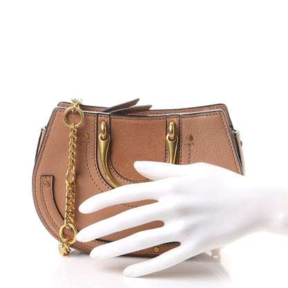 Chloe Calfskin Suede Mini Pixie Signature Belt Bag Nougat 3 of 9