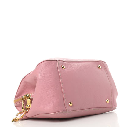 Miu Miu Goatskin Madras Bauletto Rosa 4 of 17