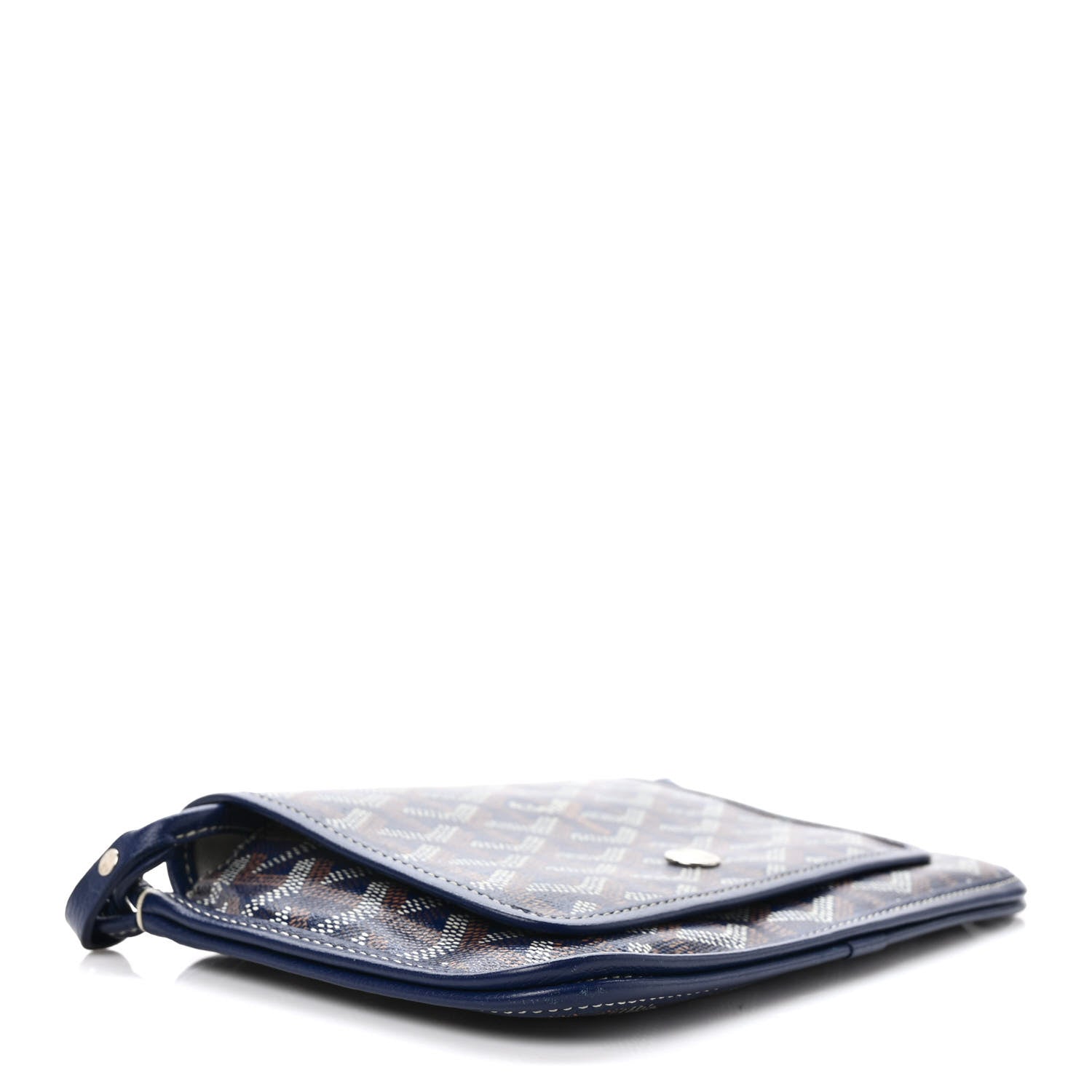 Goyard Goyardine Plumet Wallet Clutch Navy 4 of 9