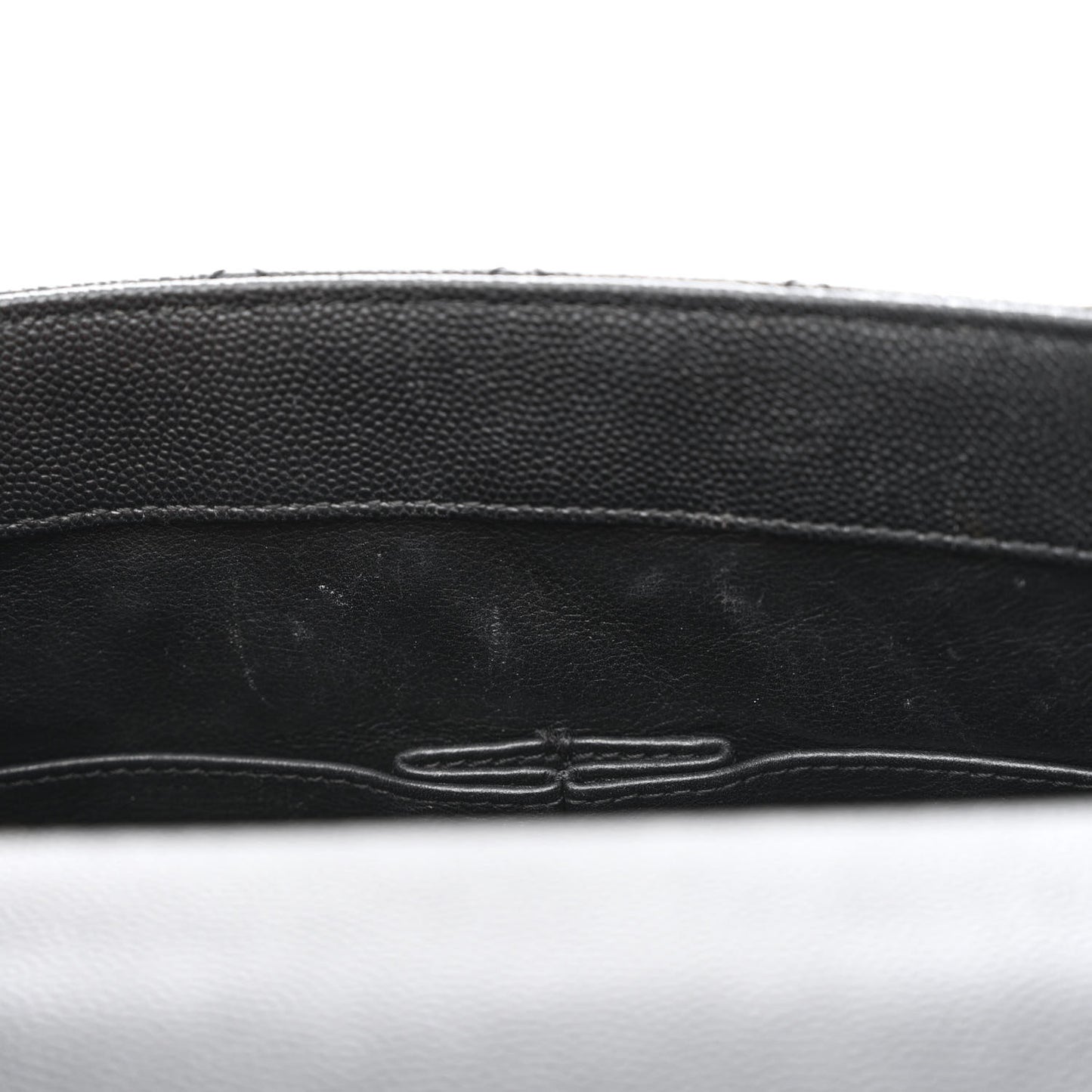 Caviar Lizard Embossed Quilted Small Coco Handle Flap Black