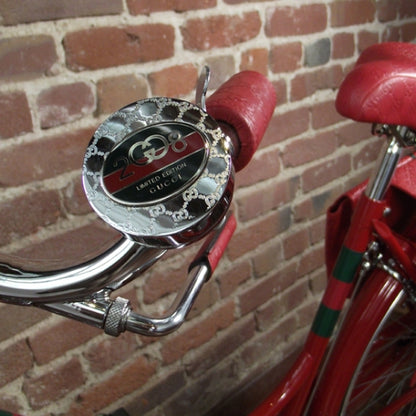 Gucci Guccissima Street Cruiser Bike Bicycle China Red 8 of 13