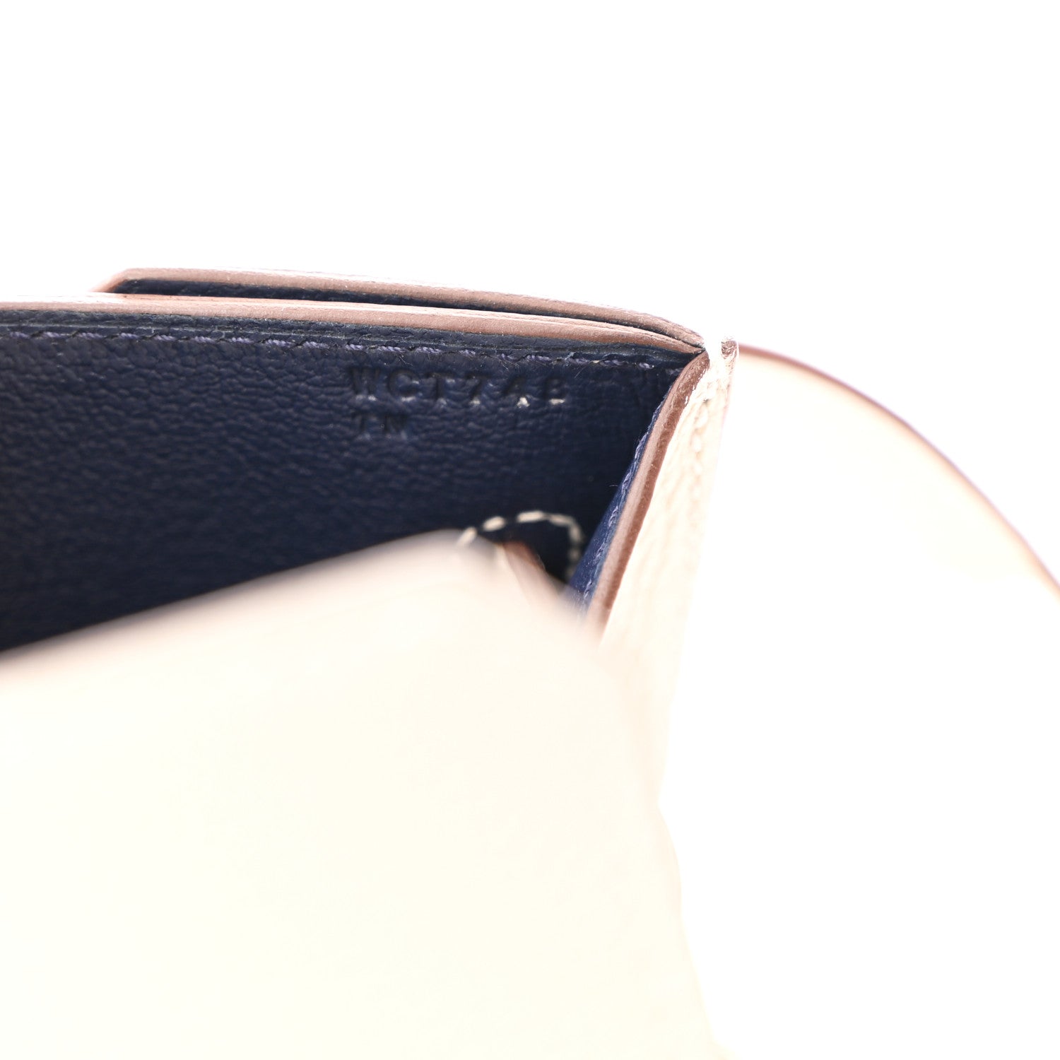 Hermes Togo Horseshoe Kelly Depeches 25 Beton Bleu Saphir 8 of 9