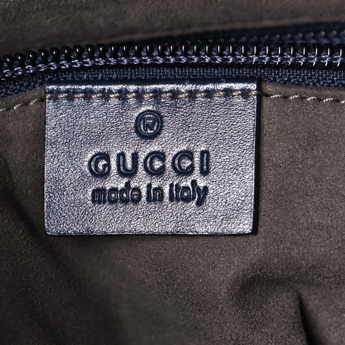 Guccissima Signature Small Messenger Bag Blue