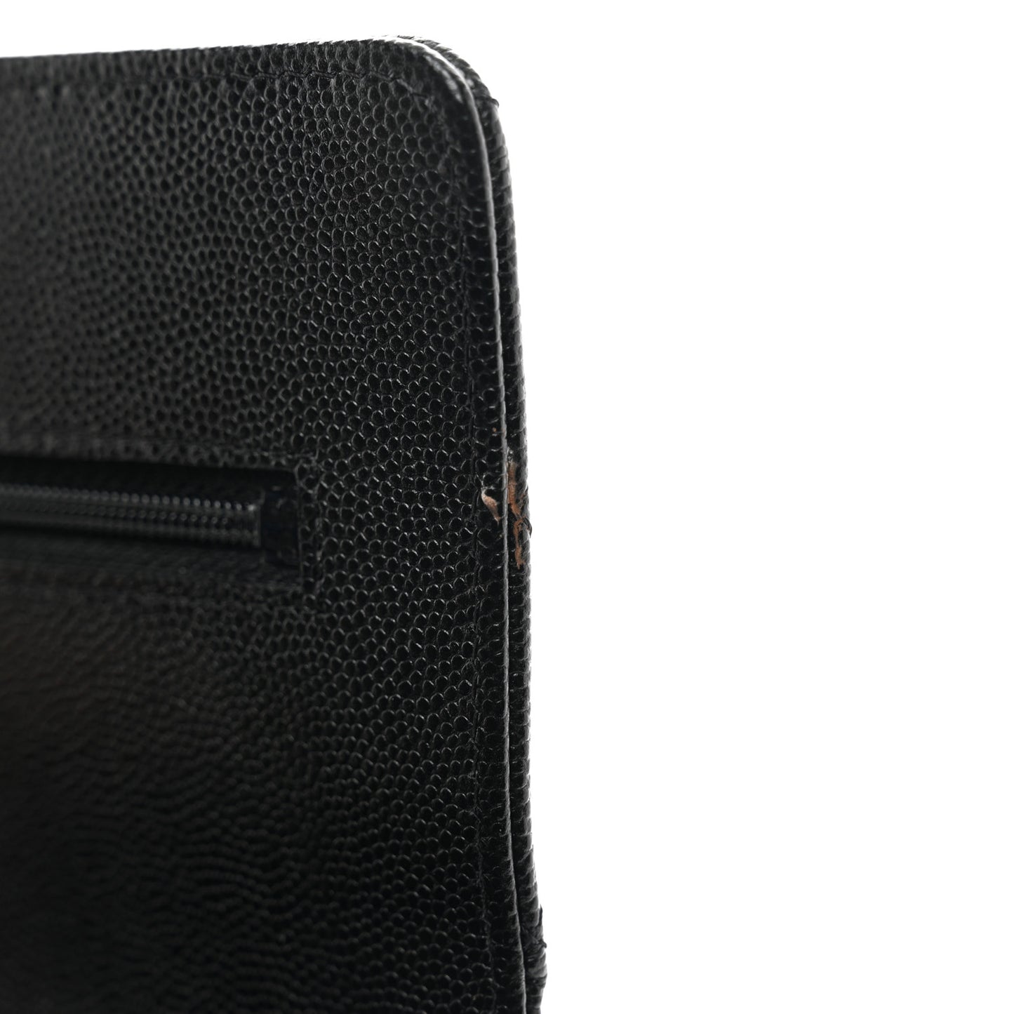 Caviar Quilted My Everything Wallet On Chain WOC Black