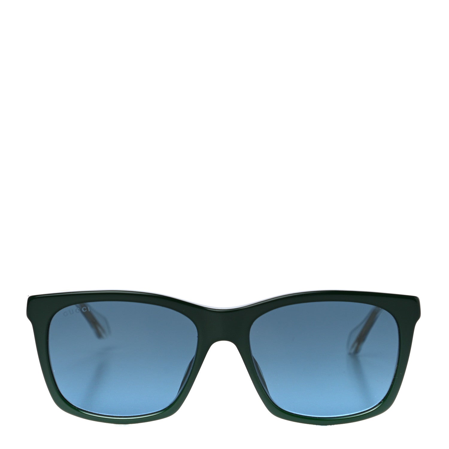 Gucci Acetate Square Frame Sunglasses GG0558S Green 4 of 7