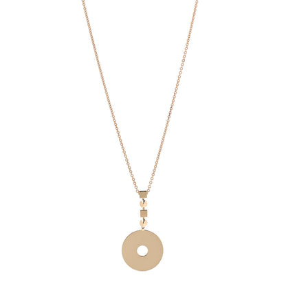 Bulgari 18K Yellow Gold Lucia Pendant Necklace 1 of 6