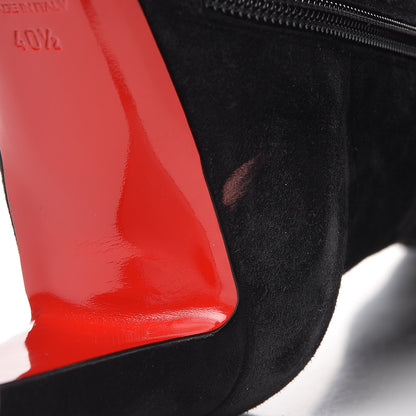 Christian Louboutin Veau Velours Alta Top 70 Over The Knee Boots 40.5 Black 8 of 8