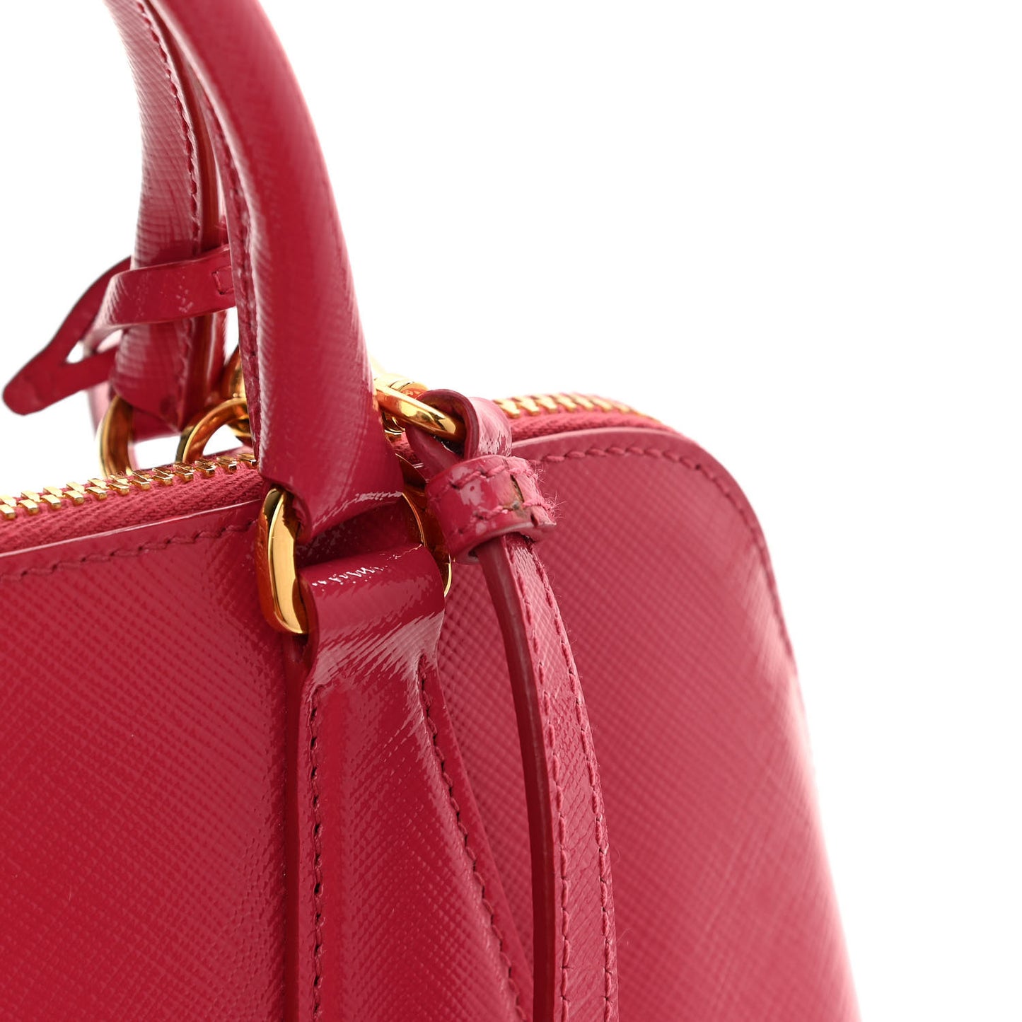 Saffiano Vernice Small Promenade Tote Peonia